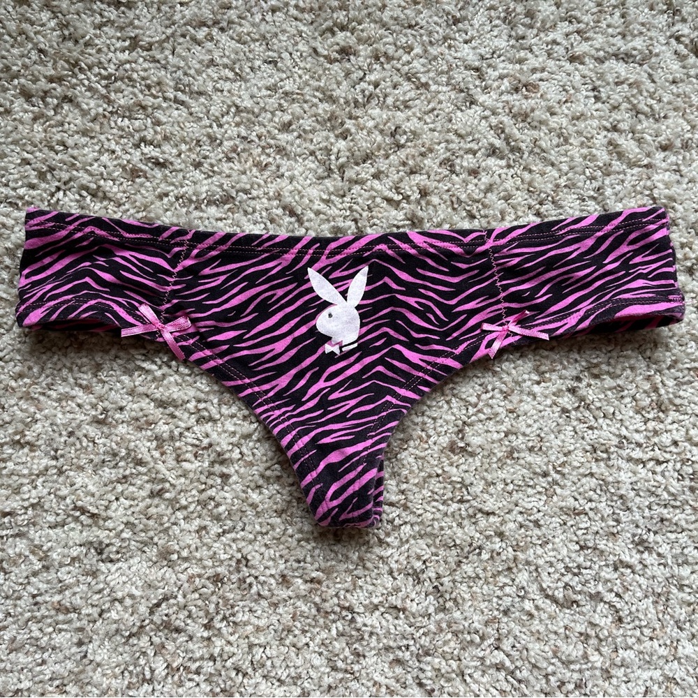 Preloved Vintage Playboy hipster thong